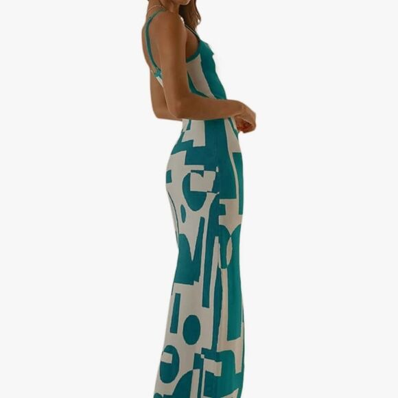 Bodycon Dress Summer Knit Midi Maxi Dress - Picture 6 of 11